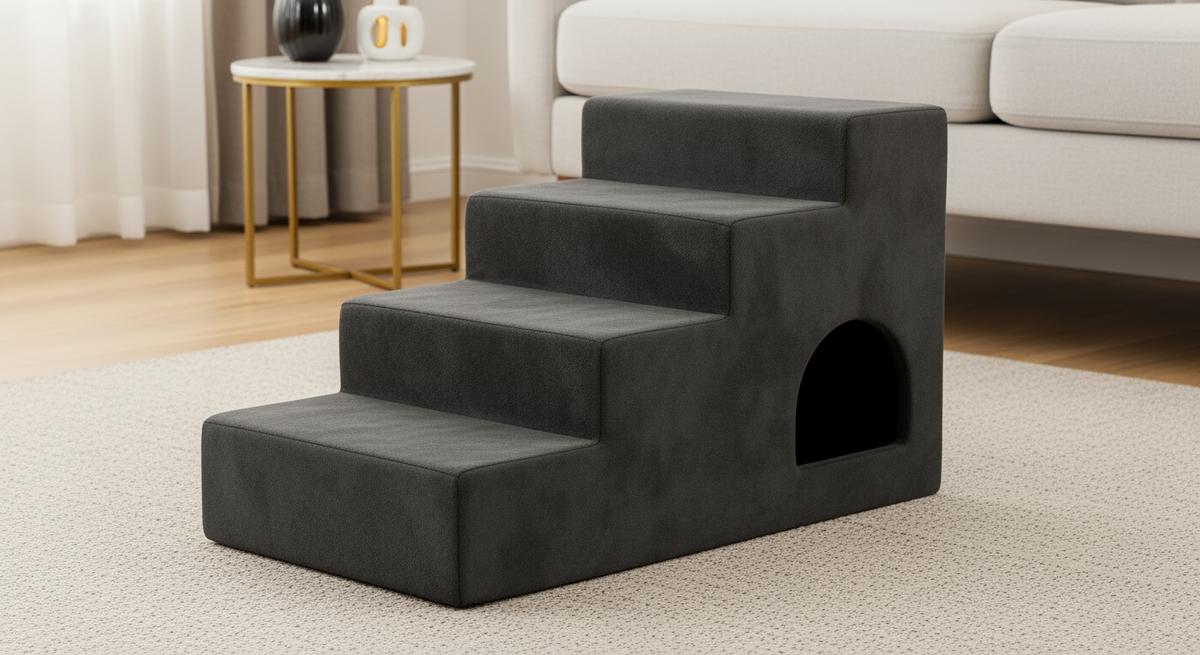 Usei a escada para pet: conforto real ou exagero?